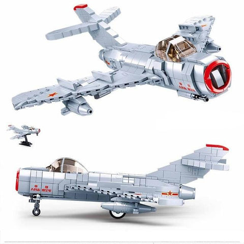 Circa 1947, Post WWII Russian Fighter Aircraft MIG-15 Airplane Jet